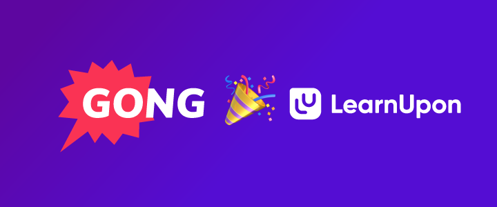 Gong’s Embedded Player in LearnUpon’s LMS