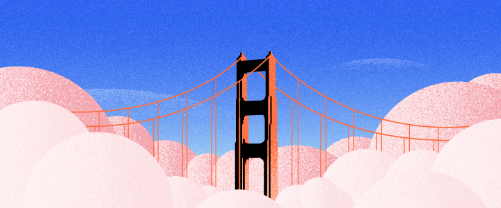 elearning challenges - graphic shows a bridge over clouds