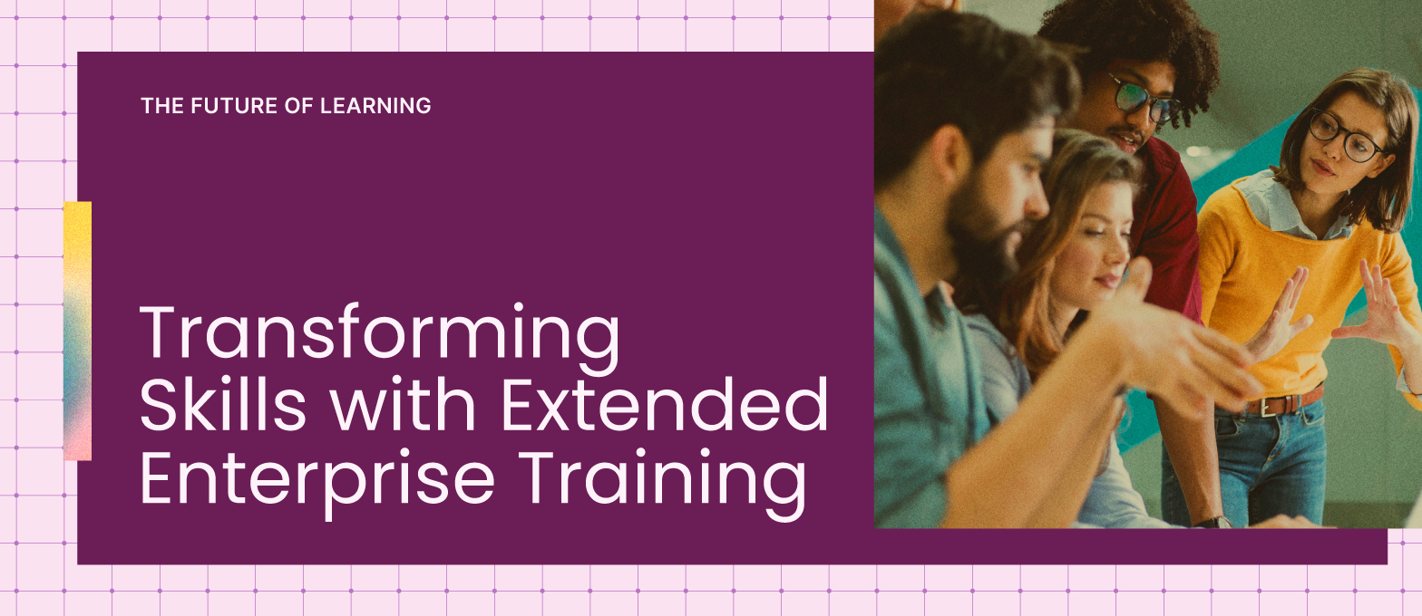 What is extended enterprise training?